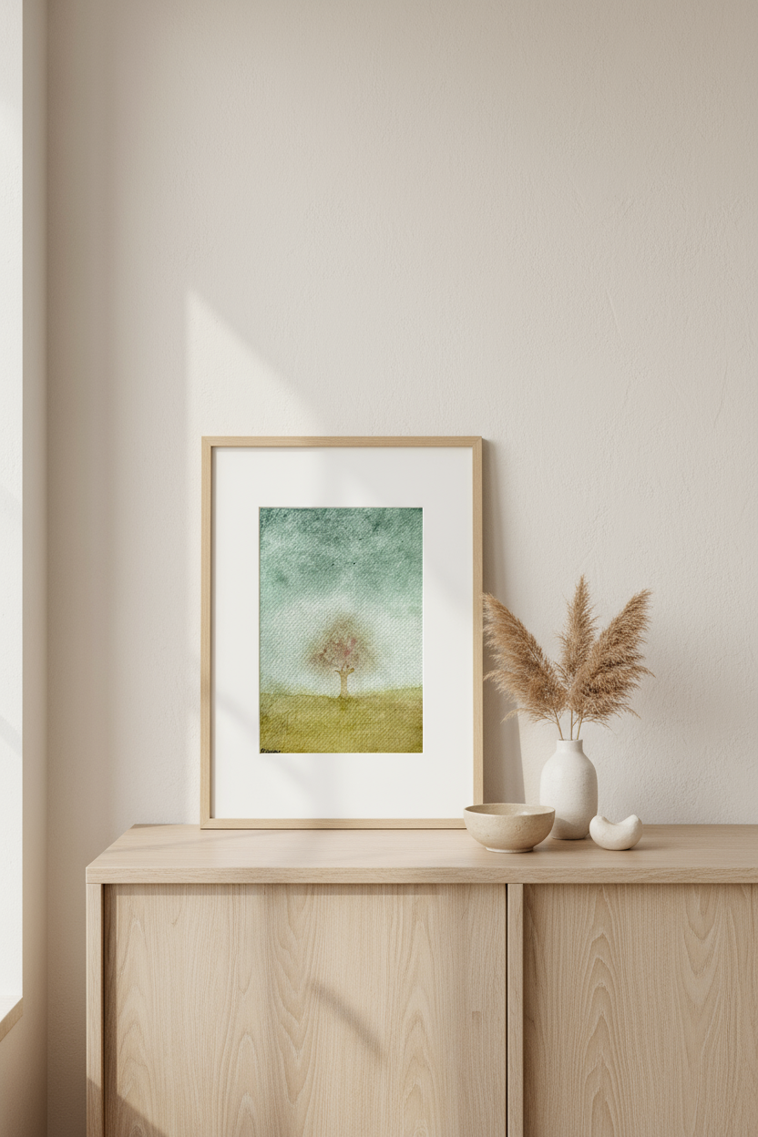 Autumn Whsipers - Original Watercolour Painting | 8x6” Artwork in A4 Mount | Eco-Friendly | Optional Frame