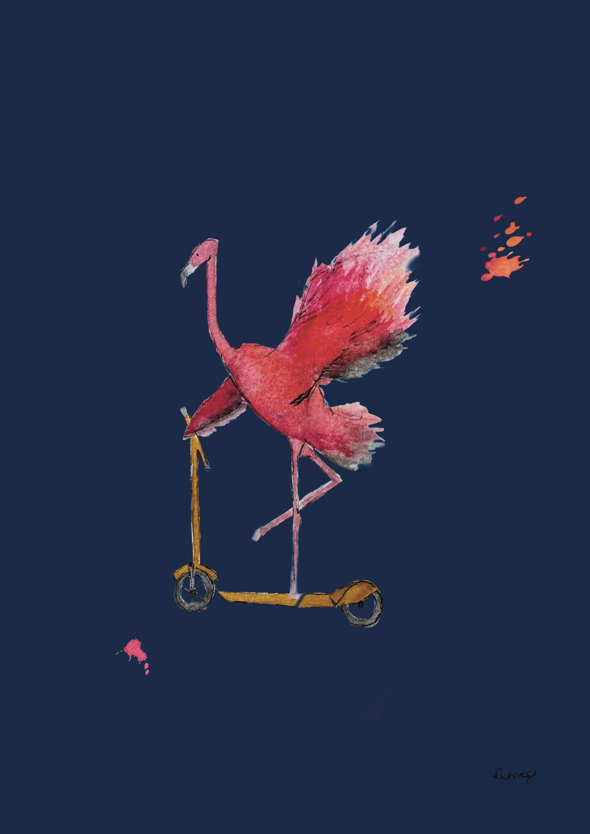 Let’s MinGO! Ceramic Mug | Flamingo Art-led Cup | Dishwasher & Microwave Safe