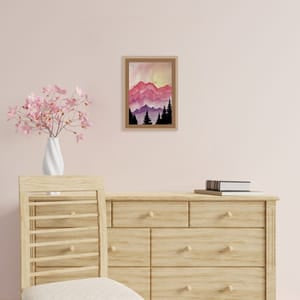 Twilight Peaks | Original Watercolour Painting | A4