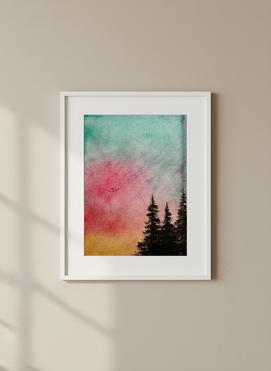 Wings Toward Tomorrow | Original Watercolour Painting | 14 x 10”