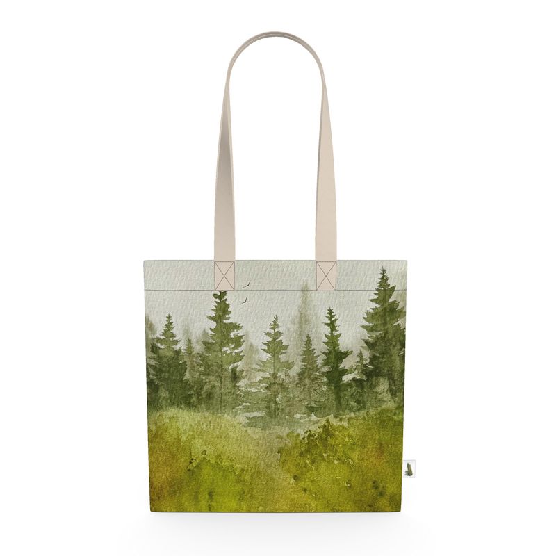 The Pines Beyond the Meadow Tote Bag