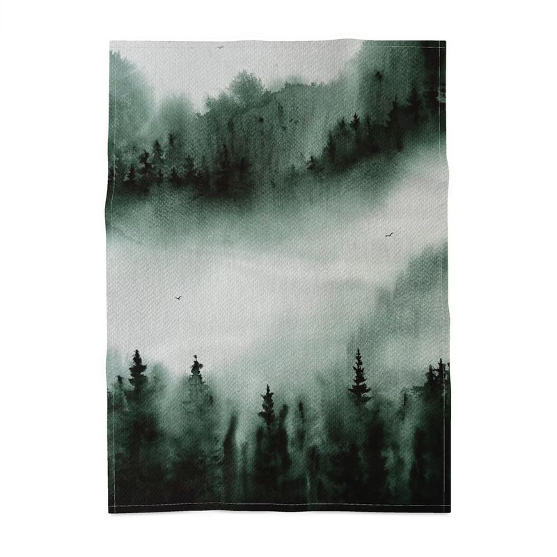 Emerald Veil Tea Towel