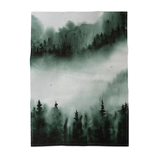 Emerald Veil Tea Towel