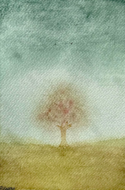 Autumn Whsipers - Original Watercolour Painting | 8x6” Artwork in A4 Mount | Eco-Friendly | Optional Frame