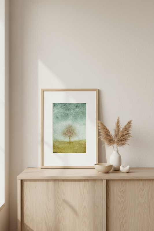 Autumn Whsipers - Original Watercolour Painting | 8x6” Artwork in A4 Mount | Eco-Friendly | Optional Frame