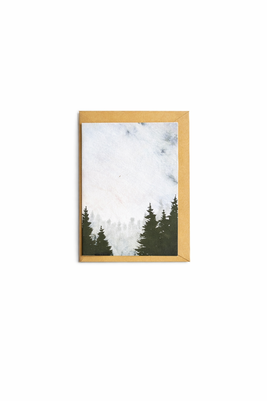 Murmurs of the Morning | Sustainable Art Greeting Card | Recycled A6 | Nature-Inspired Illustration