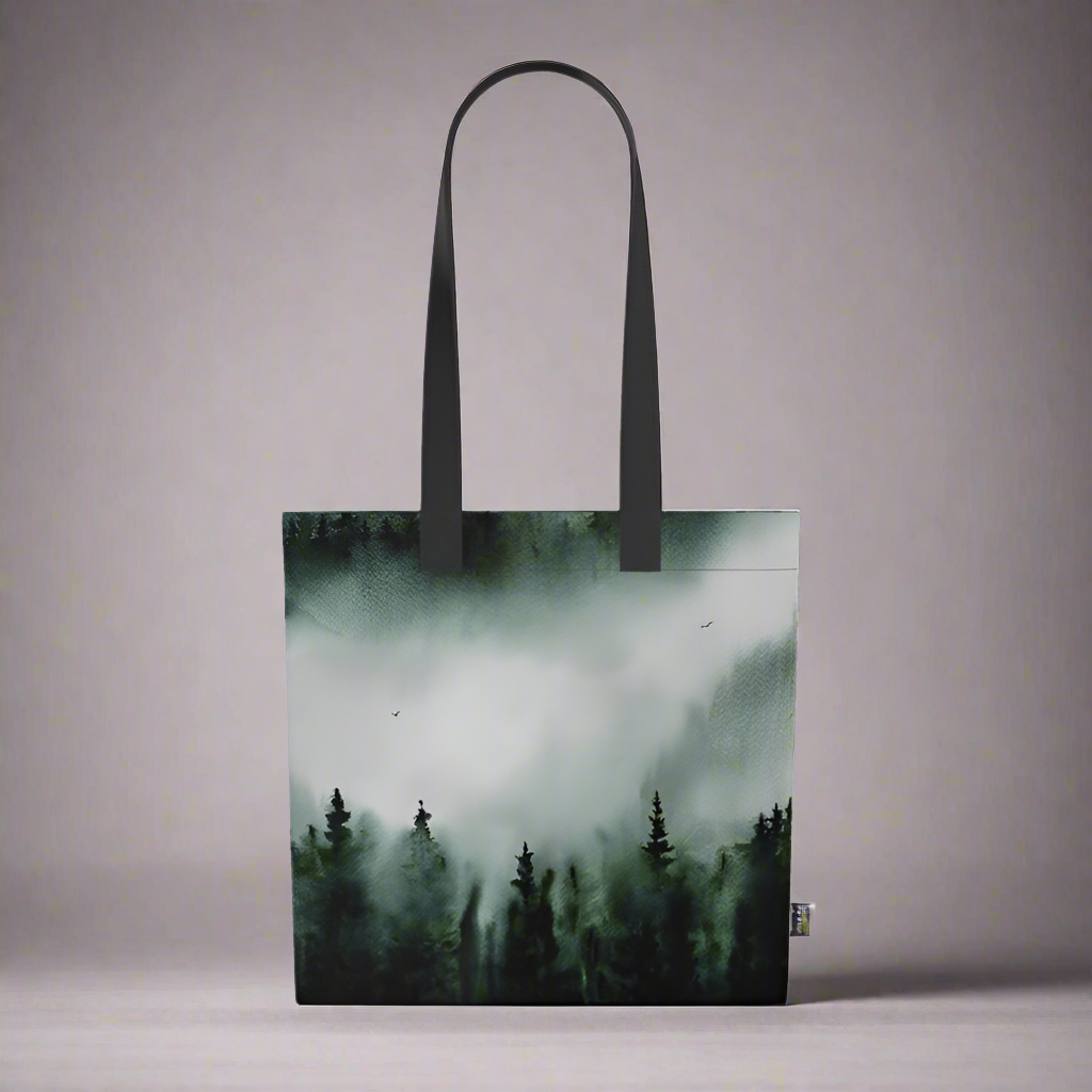 Emerald Veil Tote Bag