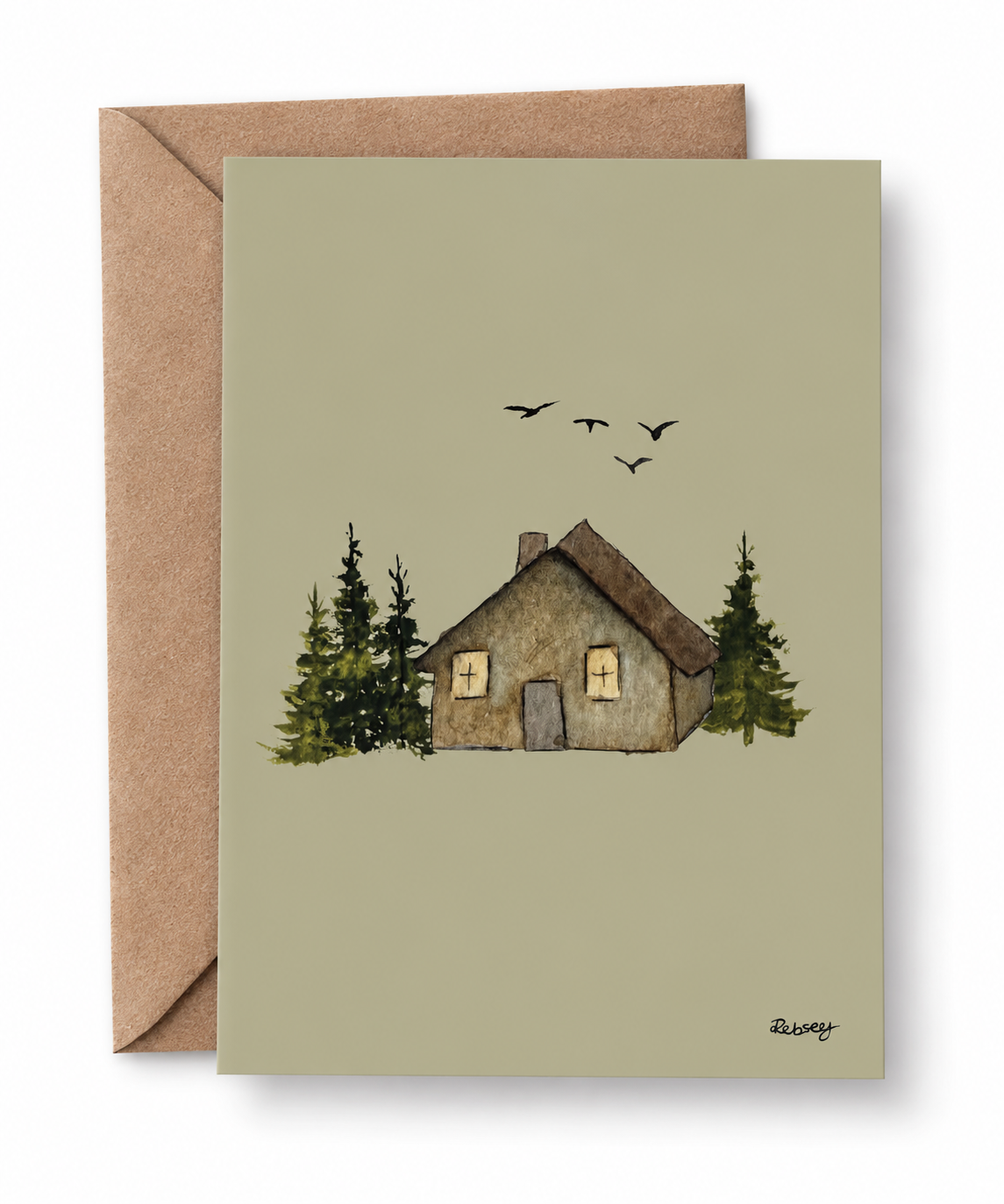 A Home That Waits Cottage Card | Recycled A6 Greeting Card