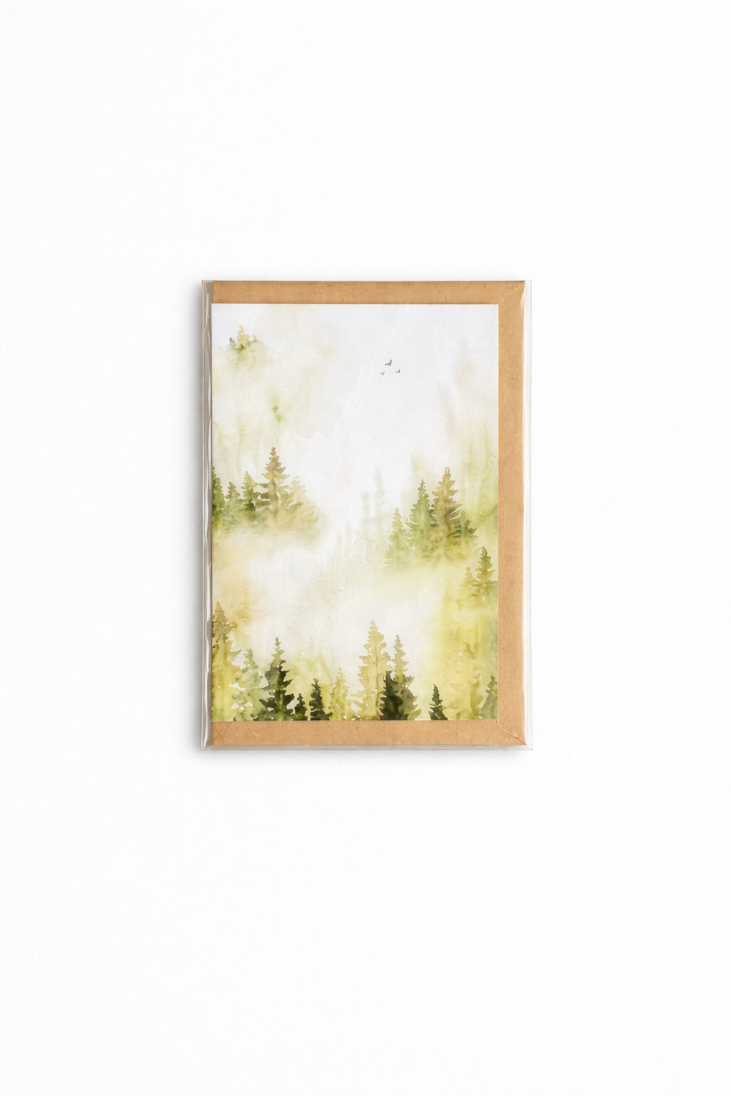 Evergreen Dreams | Sustainable Art Greeting Card | Recycled A6 | Nature-Inspired Illustration