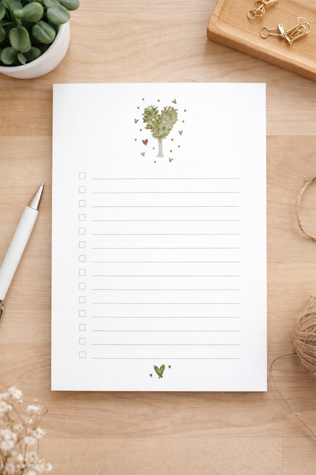 The Way to School A6 To-Do Notepad | Recycled Paper Checklist Pad