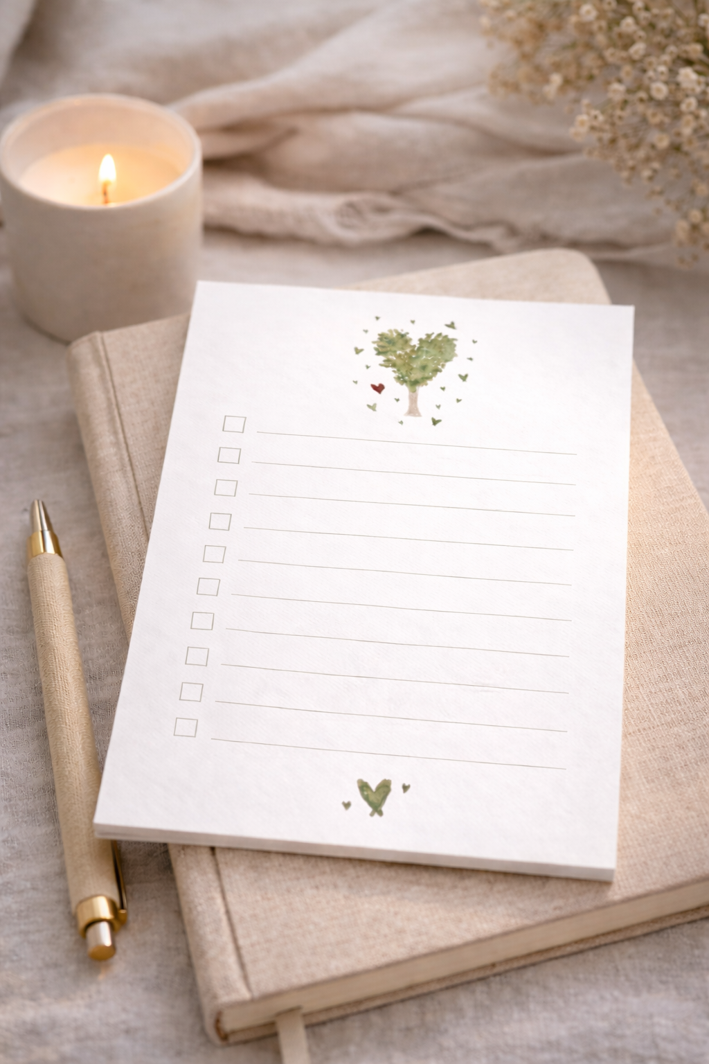 The Way to School A6 To-Do Notepad | Recycled Paper Checklist Pad