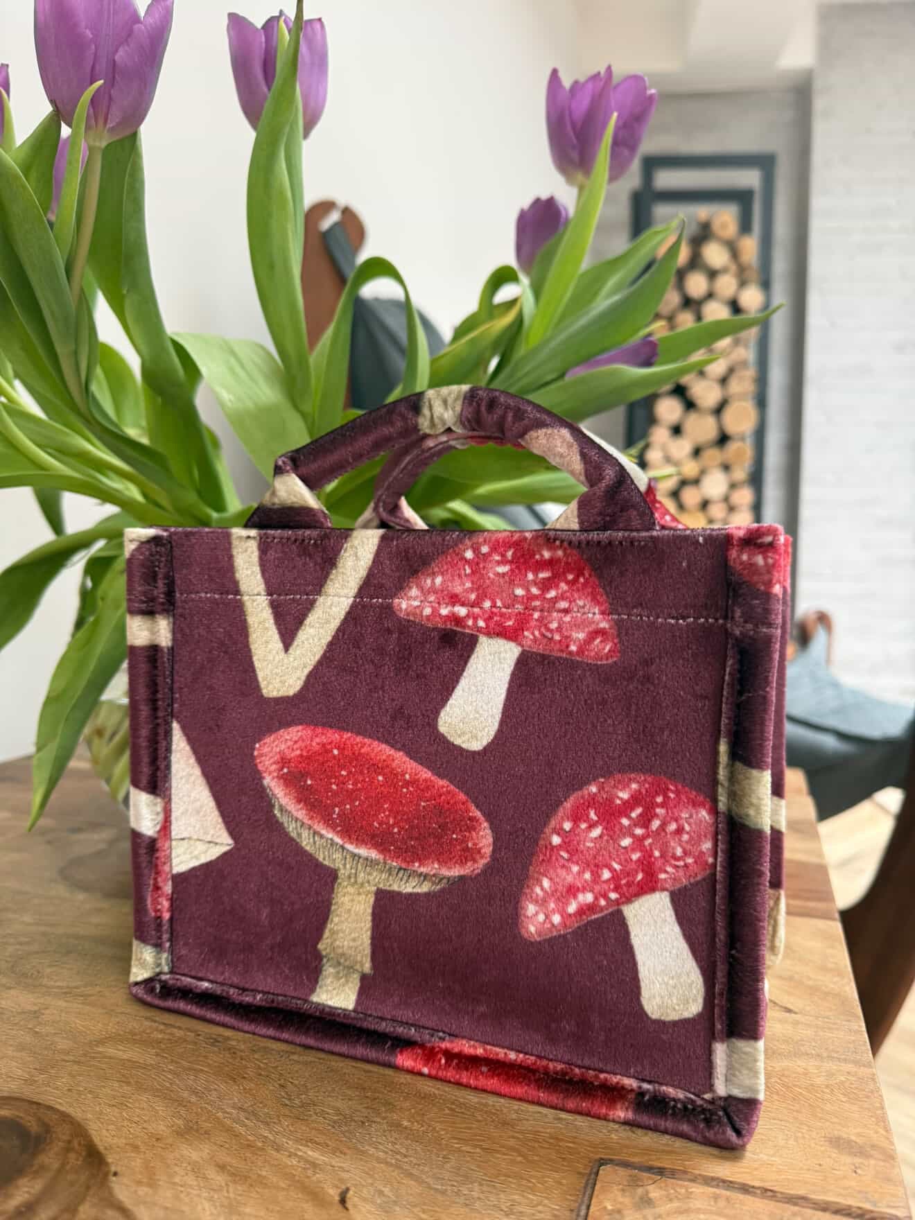 So Mush Love Velvet Handbag – Rebsey Art Studio x Natasha Kom Handbags Collaboration