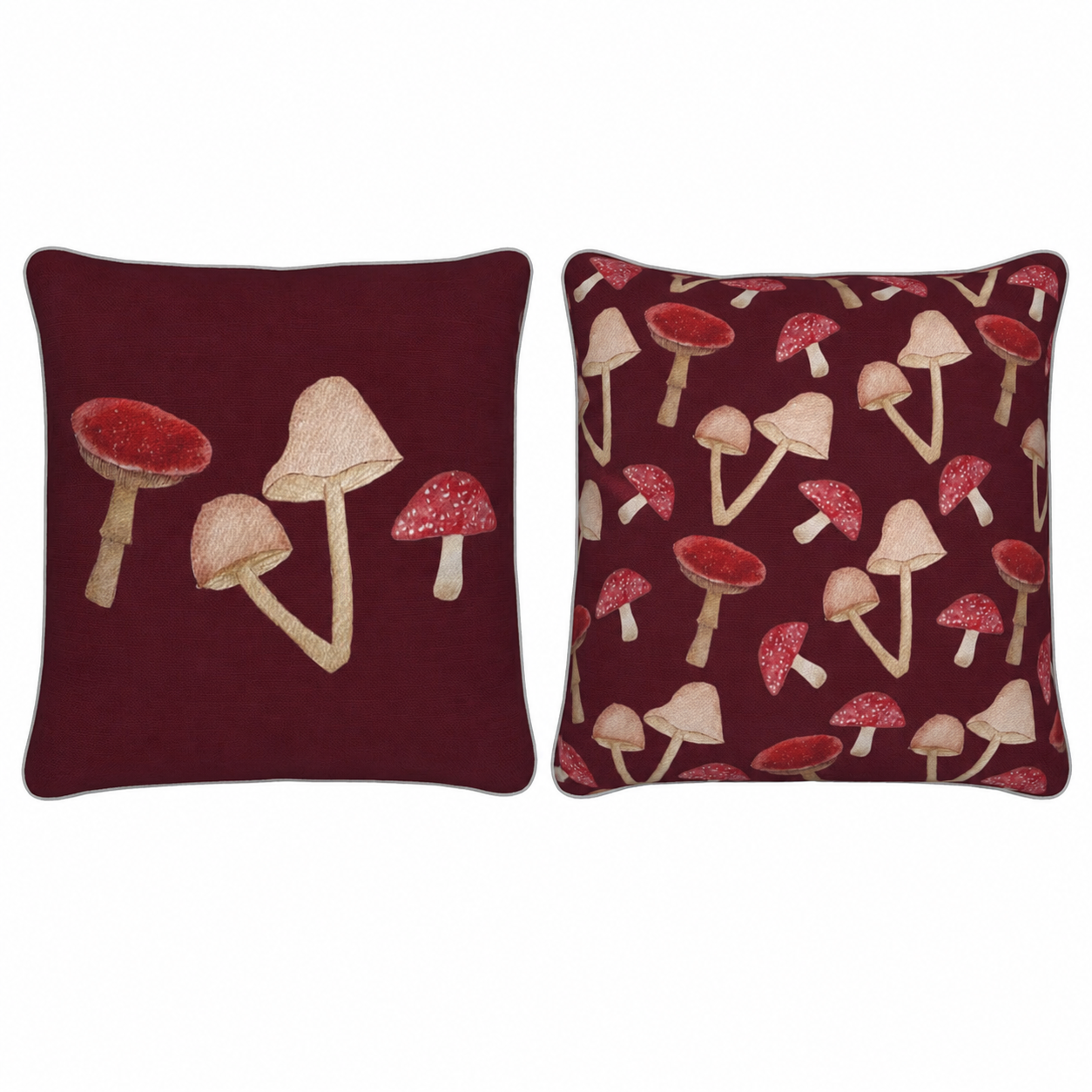 So Mush Love Mushroom Cushion – Velvet | 40 × 40 cm |