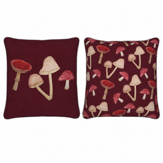 So Mush Love Mushroom Cushion – Velvet | 40 × 40 cm |